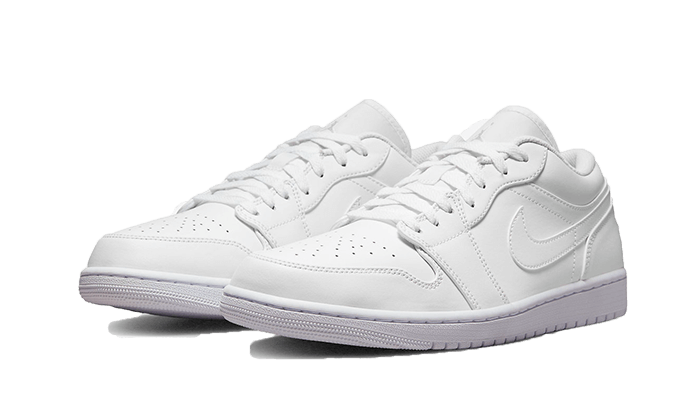 Air Jordan 1 Low Triple White (2022) - 553558-136 / DV0990-111 - Kickzmi