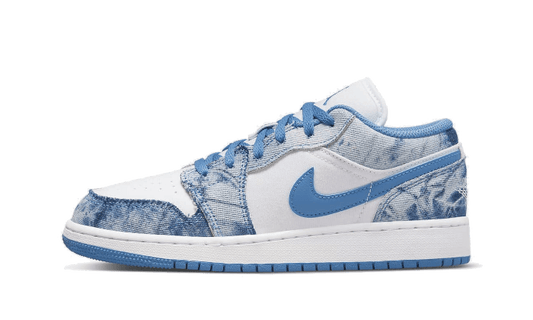 Sneakers éditions limitées et authentiques Air Jordan 1 Low Washed Denim - DM8947-100 - Kickzmi