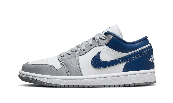 Air Jordan 1 Low White Grey Blue - DC0774-042 - Kickzmi