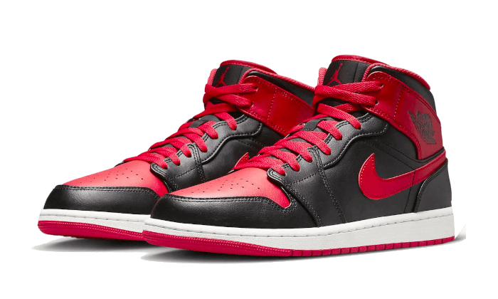 Air Jordan 1 Mid Alternate Bred (2022) - DQ8426-060 / DQ8423-060 - Kickzmi