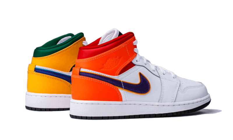 Air Jordan 1 Mid Alternate Multi-Color - 554725-128 - Kickzmi