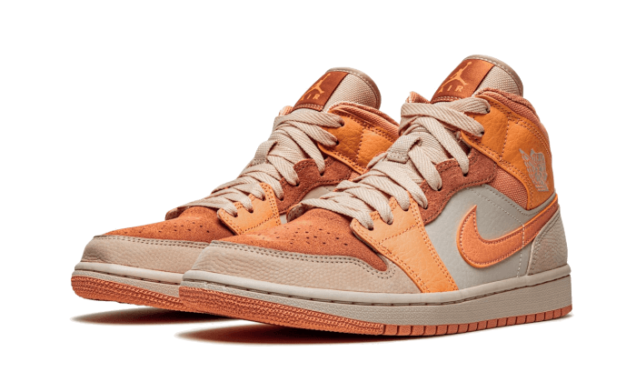 Air Jordan 1 Mid Apricot Orange - DH4270-800 - Kickzmi