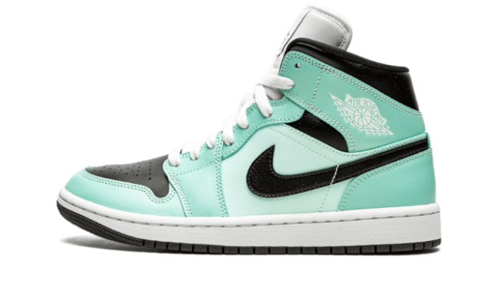 Air Jordan 1 Mid Aqua Blue Tint - BQ6472-300 - Kickzmi