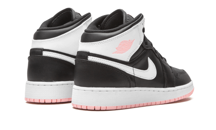 Air Jordan 1 Mid Arctic Pink Black - 555112-061 - Kickzmi