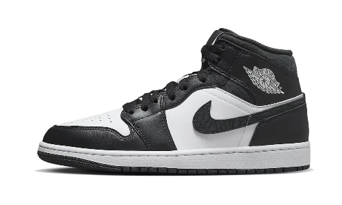 Sneakers éditions limitées et authentiques Air Jordan 1 Mid Black Elephant - FB9909-001 - Kickzmi