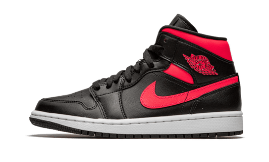 Air Jordan 1 Mid Black Siren Red - BQ6472-004 - Kickzmi