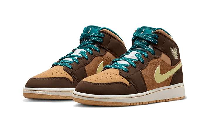 Air Jordan 1 Mid Cacao Wow - DZ6335-200 - Kickzmi