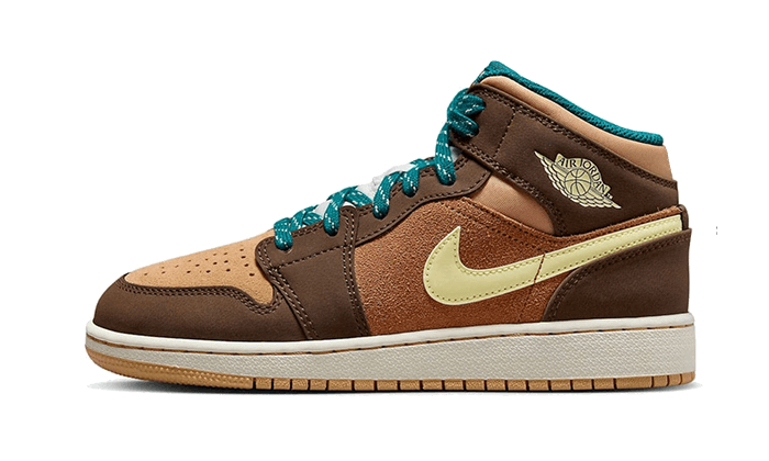 Air Jordan 1 Mid Cacao Wow - DZ6335-200 - Kickzmi