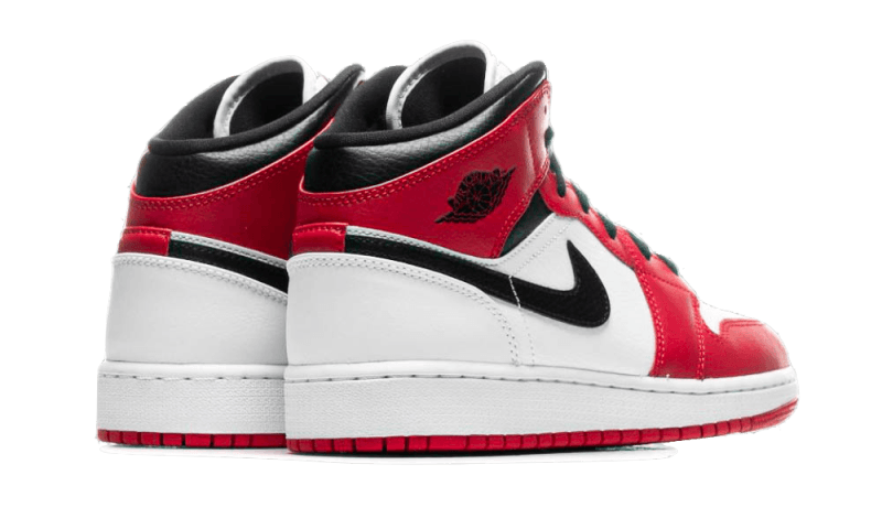 Air Jordan 1 Mid Chicago White - 554275-173 / 554725-173 / 554724-173 - Kickzmi