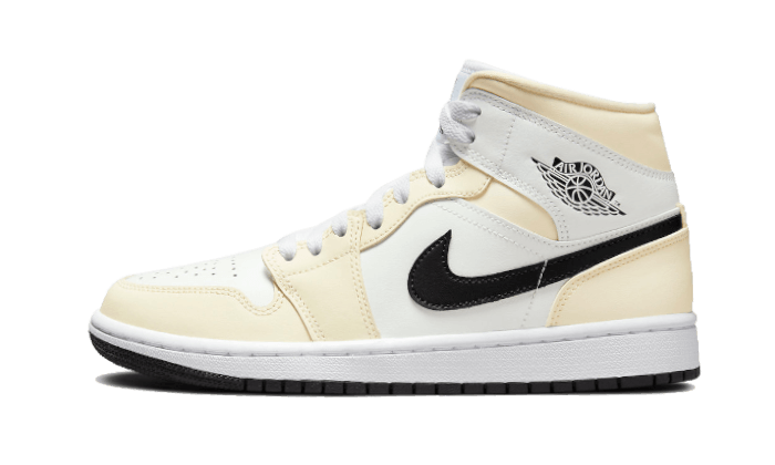 Air Jordan 1 Mid Coconut Milk - BQ6472-121 - Kickzmi