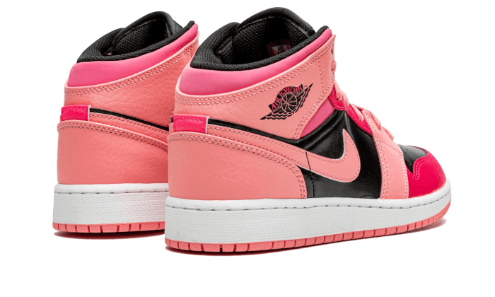 Air Jordan 1 Mid Coral Chalk Pink - 554725-662 - Kickzmi