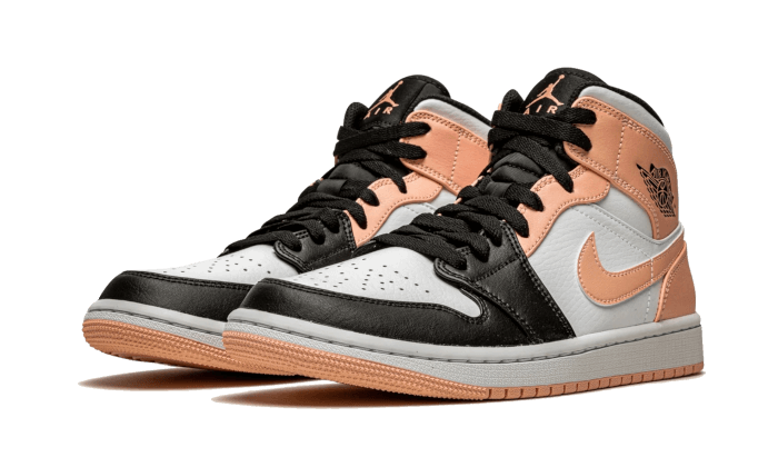 Air Jordan 1 Mid Crimson Tint - 554724-133 / 554725-133 - Kickzmi