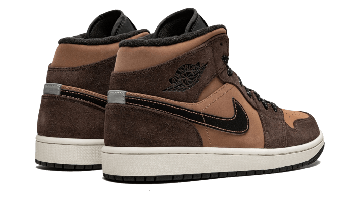 Air Jordan 1 Mid Earthy Brown - DC7294-200 / DC7248-200 - Kickzmi