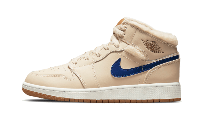 Air Jordan 1 Mid Fleece Pearl White - DO2207-264 - Kickzmi