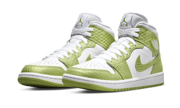 Air Jordan 1 Mid Green Python - DV2959-113 - Kickzmi