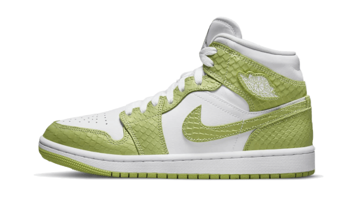 Air Jordan 1 Mid Green Python - DV2959-113 - Kickzmi