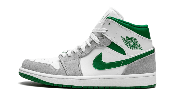 Air Jordan 1 Mid Grey Green - DC7294-103 / DC7248-103 - Kickzmi