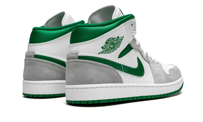 Air Jordan 1 Mid Grey Green - DC7294-103 / DC7248-103 - Kickzmi