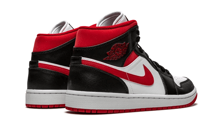 Air Jordan 1 Mid Gym Red Black White - 554724-122 / DJ4695-122 - Kickzmi