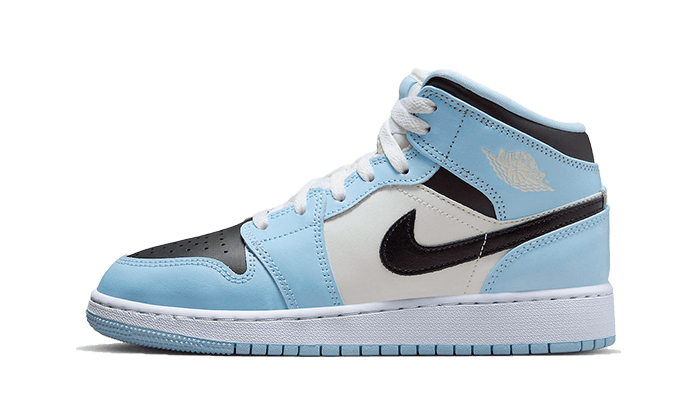 Air Jordan 1 Mid Ice Blue - 555112-401 - Kickzmi