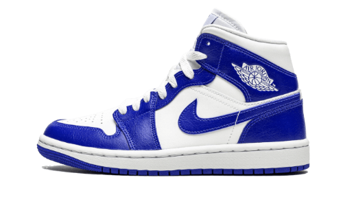 Sneakers éditions limitées et authentiques Air Jordan 1 Mid Kentucky Blue - BQ6472-104 - Kickzmi