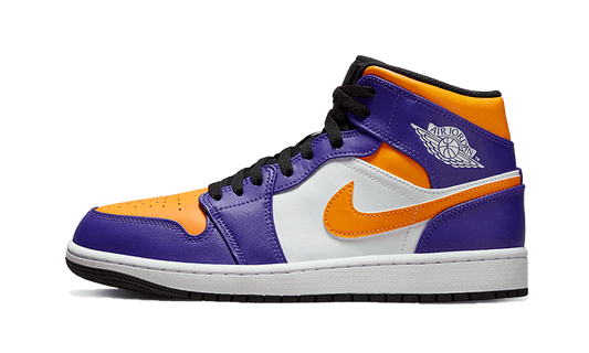 Air Jordan 1 Mid Lakers (2022) - DQ8426-517 / DQ8423-517 - Kickzmi