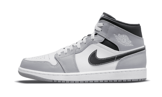 Air Jordan 1 Mid Light Smoke Grey Anthracite - 554724-078 / 554725-078 - Kickzmi