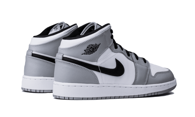 Air Jordan 1 Mid Light Smoke Grey - 554724-092 / 554725-092 - Kickzmi