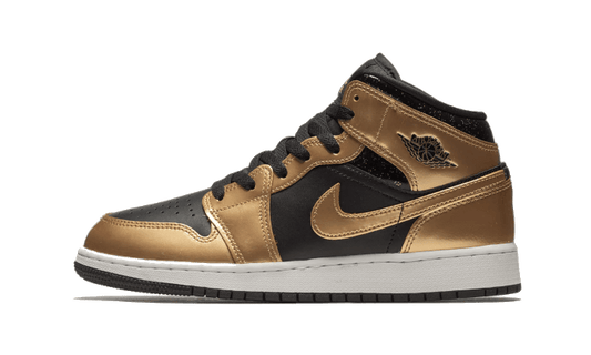 Sneakers éditions limitées et authentiques Air Jordan 1 Mid Metallic Gold - DR6967-071 - Kickzmi