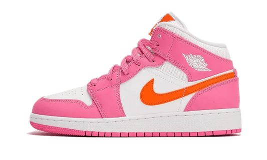 Air Jordan 1 Mid Pinksicle Safety Orange - DX3240-681 - Kickzmi