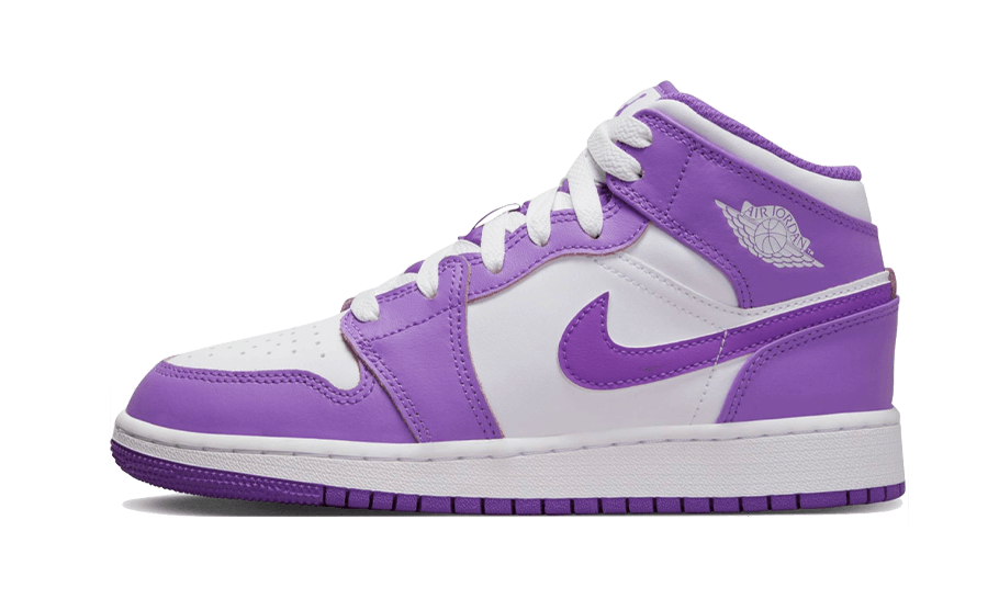 Air Jordan 1 Mid Purple Venom - DQ8423-511 - Kickzmi