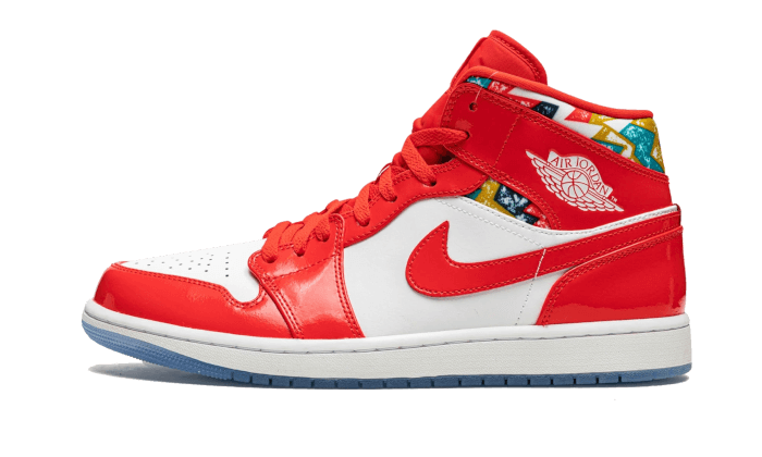 Air Jordan 1 Mid SE Barcelona Sweater - DC7294-600 / DC7248-600 - Kickzmi