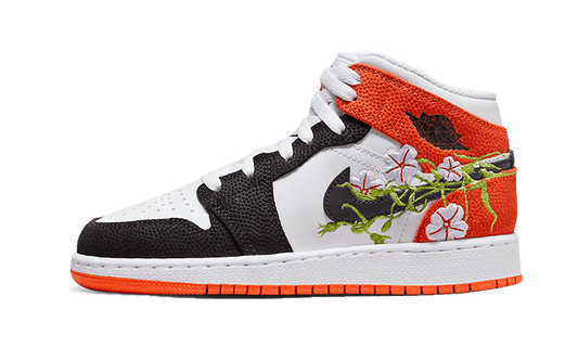 Air Jordan 1 Mid SE Basketball Blossom - DQ8799-101 / DQ8390-100 - Kickzmi