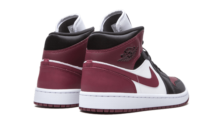 Air Jordan 1 Mid SE Black Dark Beetroot - CZ4385-016 - Kickzmi