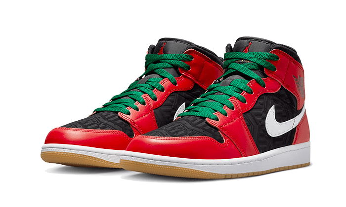 Air Jordan 1 Mid SE Christmas - DQ8417-006 - Kickzmi