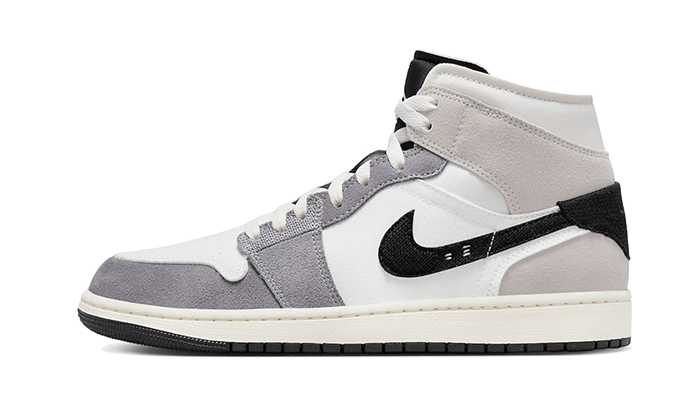 Air Jordan 1 Mid SE Craft Cement Grey - DZ4136-002 - Kickzmi