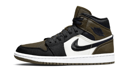 Sneakers éditions limitées et authentiques Air Jordan 1 Mid SE Light Olive - DV0427-301 - Kickzmi