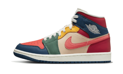 Sneakers éditions limitées et authentiques Air Jordan 1 Mid SE Multi-color - DN3738-400 - Kickzmi