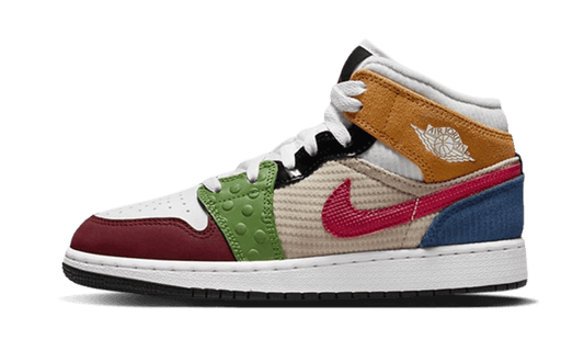 Air Jordan 1 Mid SE Patchwork - DR6957-100 - Kickzmi