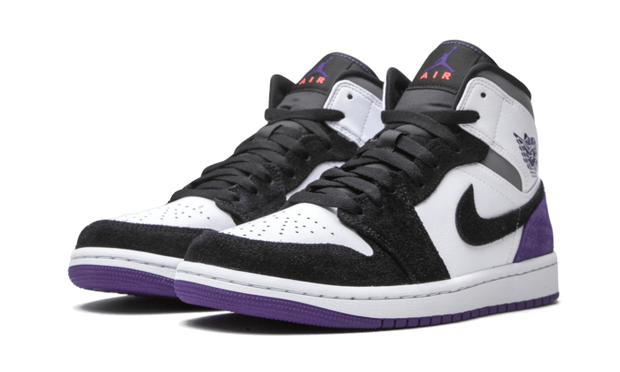 Air Jordan 1 Mid SE Varsity Purple - 852542-105 / BQ6931-105 - Kickzmi