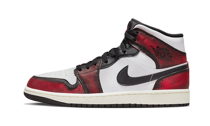 Air Jordan 1 Mid SE Wear-Away Chicago - DV9565-006 / FB0568-006 - Kickzmi