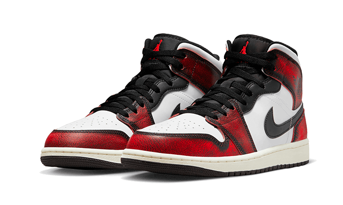 Air Jordan 1 Mid SE Wear-Away Chicago - DV9565-006 / FB0568-006 - Kickzmi