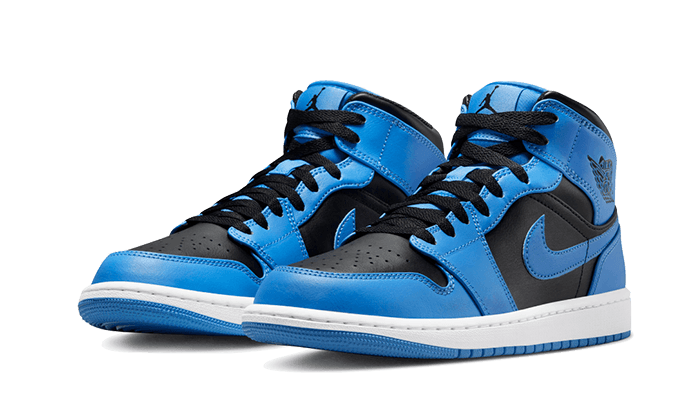 Air Jordan 1 Mid University Blue Black - DQ8426-401 - Kickzmi