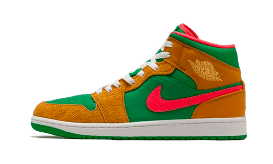 Air Jordan 1 Mid Wheat Watermelon - DX4365-700 / DX4332-700 - Kickzmi