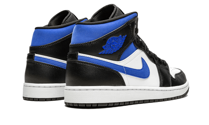 Air Jordan 1 Mid White Black Royal - 554725-140 - Kickzmi