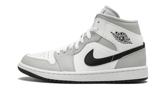 Air Jordan 1 Mid White Light Smoke Grey - BQ6472-015 - Kickzmi