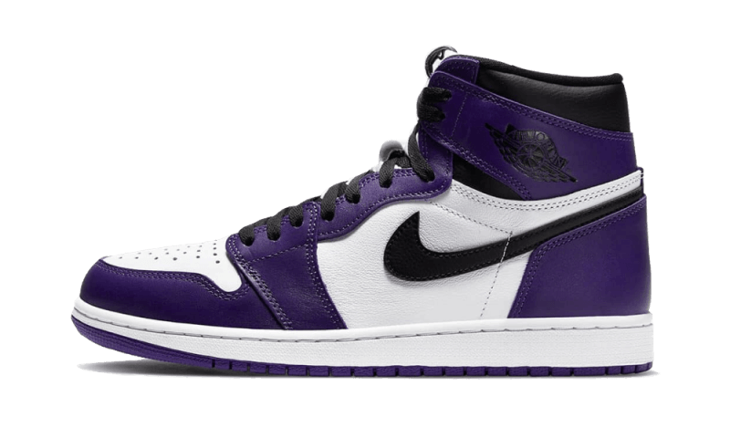 Air Jordan 1 Retro High OG Court Purple White - 555088-500 - Kickzmi