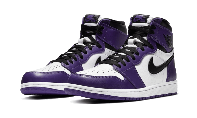 Air Jordan 1 Retro High OG Court Purple White - 555088-500 - Kickzmi