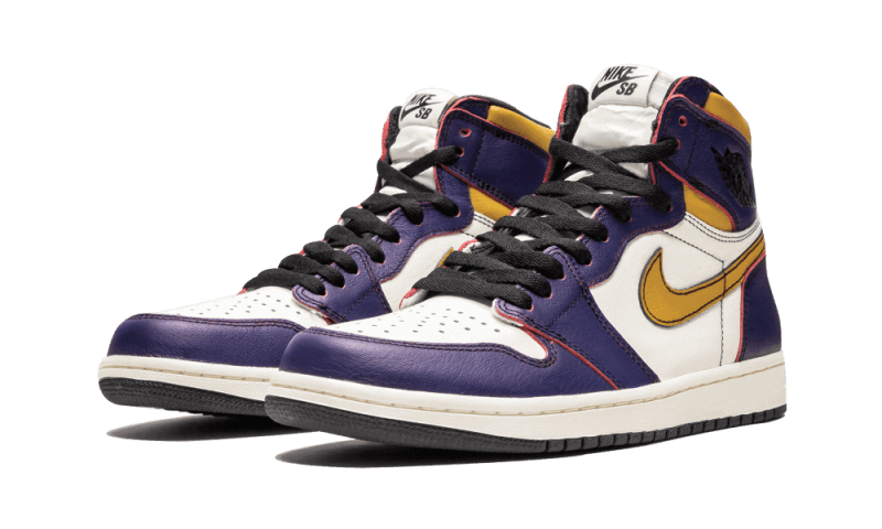 Air Jordan 1 Retro High OG Defiant Nike SB Lakers - CD6578-507 - Kickzmi