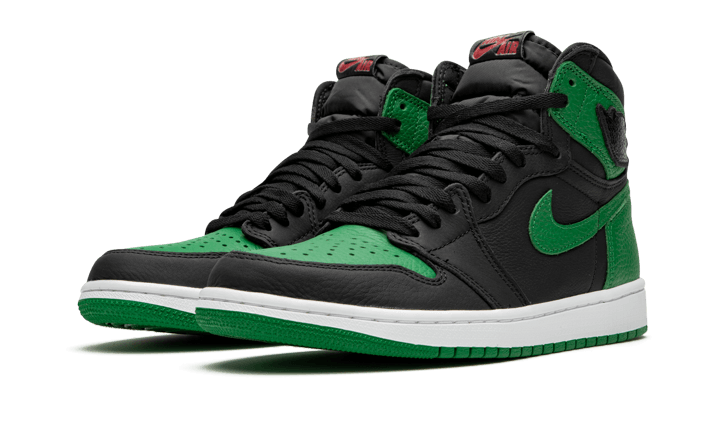 Air Jordan 1 Retro High OG Pine Green Black - 555088-030 - Kickzmi